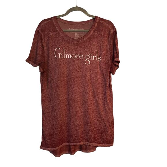 Gilmore Girls Round Neck Graphic T-shirt Size 2x Heathered Cotton Blend - Picture 1 of 6